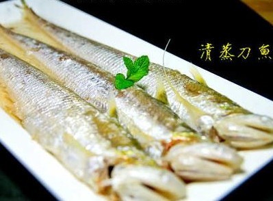 清蒸刀鱼的做法