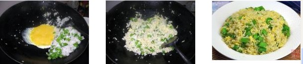 菜心粒鸡蛋炒饭的做法图文步骤