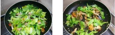 辣炒芥菜烧肉的做法图文步骤