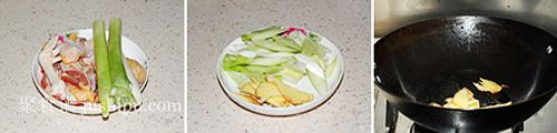 葱姜鸡的做法 www.meitianmeiwei.com