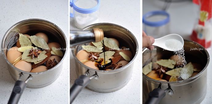 卤鸡蛋的做法 www.meitianmeiwei.com