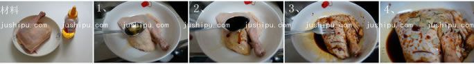 蜜汁香烤鹅腿的做法 www.meitianmeiwei.com