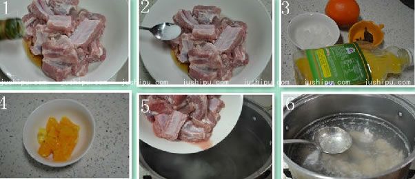 橙汁排骨的做法 www.meitianmeiwei.com