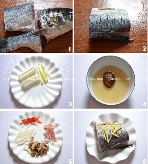 香蒸鱼腩的做法 www.meitianmeiwei.com