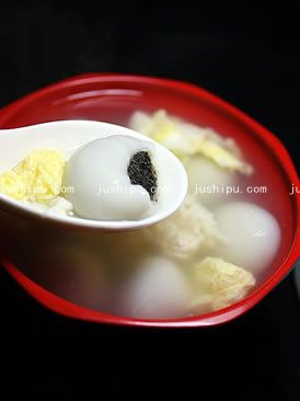 蛋花汤圆炖酒酿的做法 蛋花汤圆炖酒酿的做法