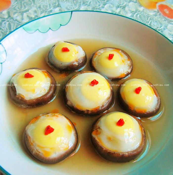磨菇蛋的做法 www.meitianmeiwei.com