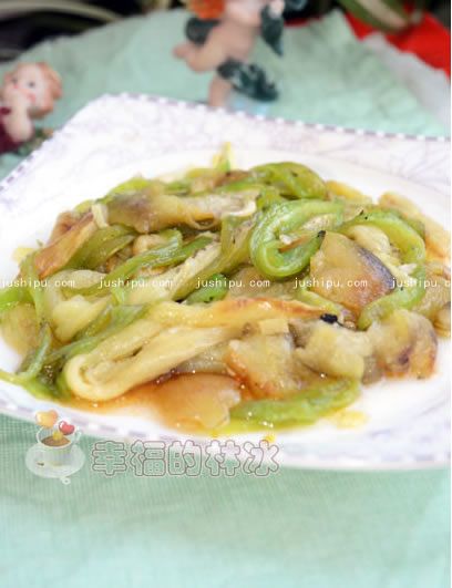 凉拌烧椒茄的做法 www.meitianmeiwei.com
