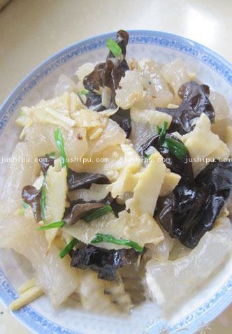 三色蹄筋的做法 www.meitianmeiwei.com