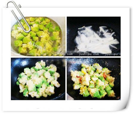 清炒宝塔菜的做法 www.meitianmeiwei.com