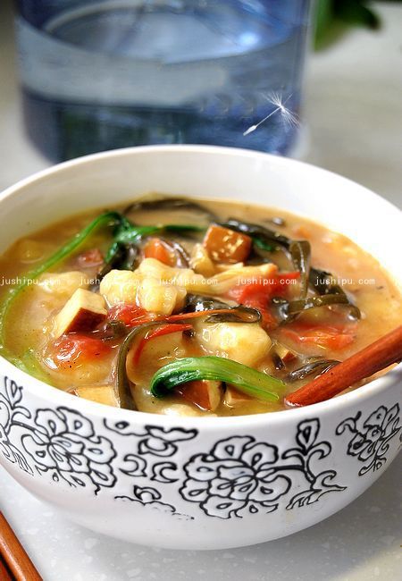 青菜蛤蜊汤的做法 www.meitianmeiwei.com